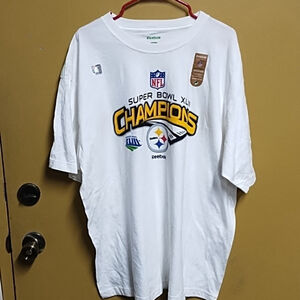 NFL super bowl XLIII champion Steelers authentic t-shirt